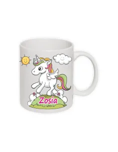 Kubek z Nadrukiem Jednorożec z Imieniem Personalizowany