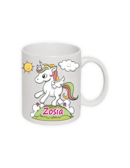 Kubek z Nadrukiem Jednorożec z Imieniem Personalizowany
