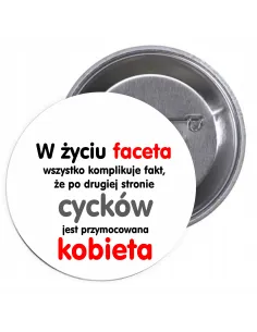 Przypinki Buttony Dzień Chłopaka,mężczyzny Znaczki do Firmy