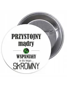 Przypinki Buttony Dzień Chłopaka, Mężczyzny Znaczki Dzień