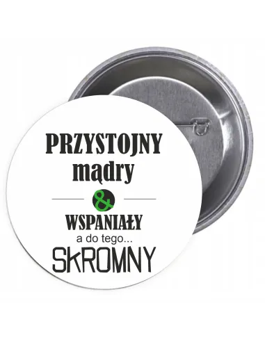 Przypinki Buttony Dzień Chłopaka, Mężczyzny Znaczki Dzień