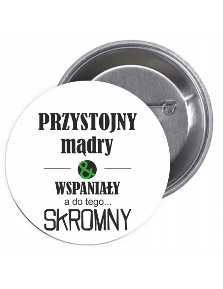 Przypinki Buttony Dzień Chłopaka, Mężczyzny Znaczki Dzień