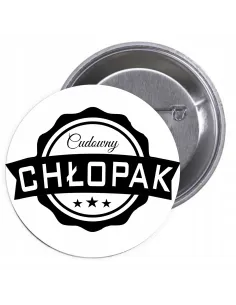 Przypinki Buttony Cudowny Chłopak Znaczki Badziki z Grafiką