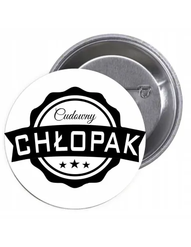 Przypinki Buttony Cudowny Chłopak Znaczki Badziki z Grafiką