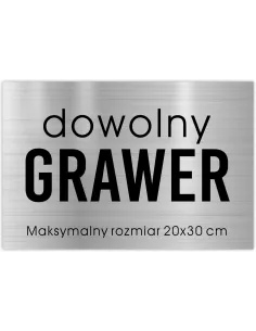 Tabliczka Personalizowany z Grawerem Grawerowna Laminacie