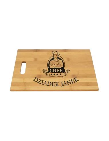 Bambusowa Deska z Grawerem Babci Dziadka Hit dla Babci
