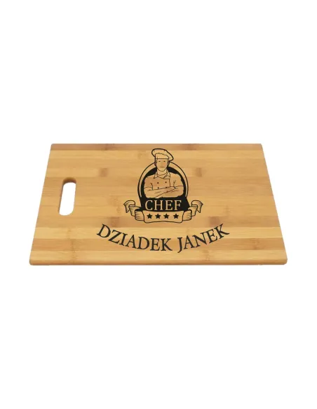 Bambusowa Deska z Grawerem Babci Dziadka Hit dla Babci