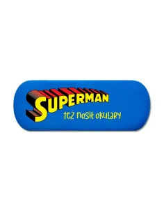 Etui na Okulary z Nadrukiem na Prezent Superman Imię