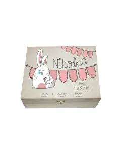 Pudełko Wspomnień na Chrzest – Chrzest Roczek Metryczka