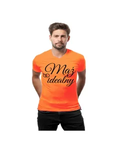 Koszulka z Nadrukiem Mąż Idealny Prezent Męża na Prezent