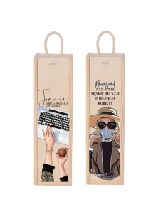 Skrzynka na Wino na Dzień Kobiet Babski – Dzień Kobiet