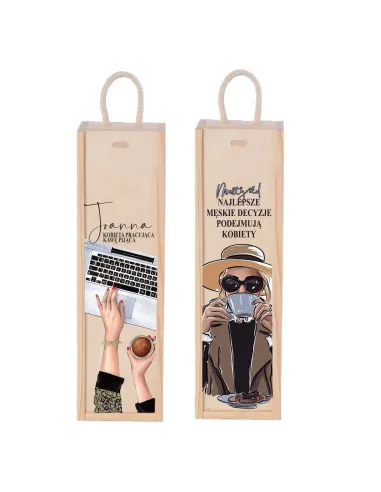 Skrzynka na Wino na Dzień Kobiet Babski – Dzień Kobiet