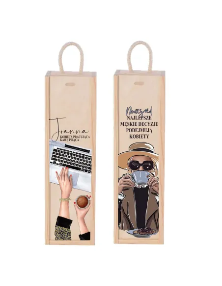 Skrzynka na Wino na Dzień Kobiet Babski – Dzień Kobiet