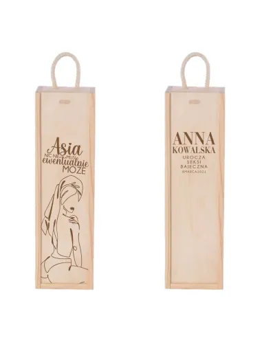 Skrzynka na Wino Dzień – Dzień Kobiet Dziewczyny Tanio