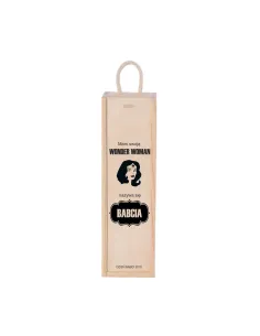 Skrzynka na Wino Grawer z Grawerem na Prezent dla Babci