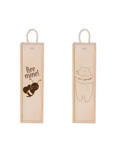 Skrzynka na Wino Grawer z Grawerem na Prezent Super