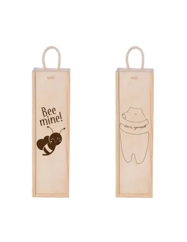 Skrzynka na Wino Grawer z Grawerem na Prezent Super