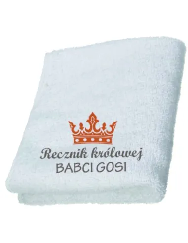Ręcznik Prezent dla Babci – Dla Babci Dziadka Haftowany