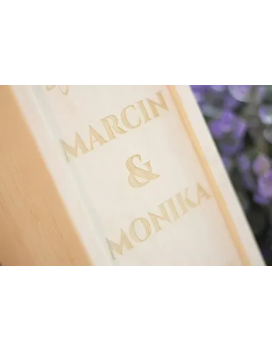 Skrzynka na Wino Prezent Walentynki Grawer Hit – Prezent