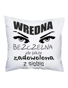 Poduszka – Dla Kobiety Nadrukiem Wredna Bezczelna Ale