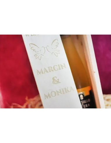 Skrzynka Pudełko na Wino Prezent na Urodziny – Urodziny