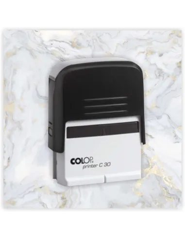 Pieczątka Colop Printer C30 z logo na Auto 47x18 z Nadrukiem