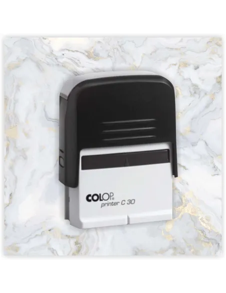 Pieczątka Colop Printer C30 z logo na Auto 47x18 z Nadrukiem