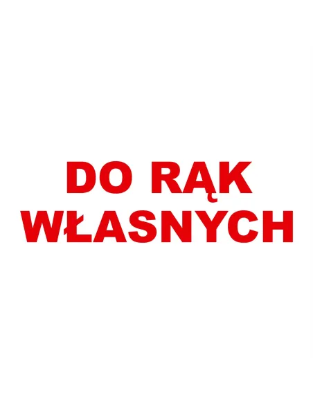 Pieczątka do Rąk Własnych – Pieczątka Rąk Własnych Tanie