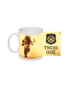 Kubek z Nadrukiem Straż Pożarna Twoje Imię Personalizowany