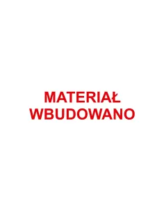 Pieczątka Materiał Wbudowano Tanie – Materiał Wbudowano