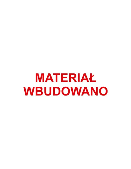 Pieczątka Materiał Wbudowano Tanie – Materiał Wbudowano