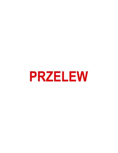 Pieczątka Przelew Zapłacono Przelewem Pieczątka Przelew