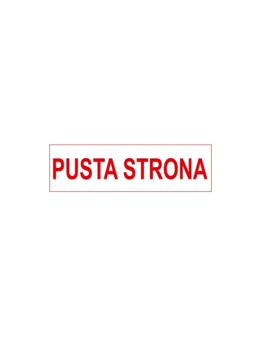 Pieczątka Pusta Strona Tanio Pieczątka Pusta Strona Tanio
