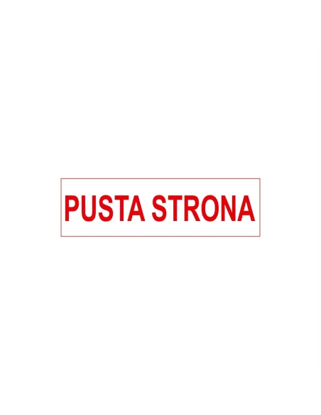 Pieczątka Pusta Strona Tanio Pieczątka Pusta Strona Tanio