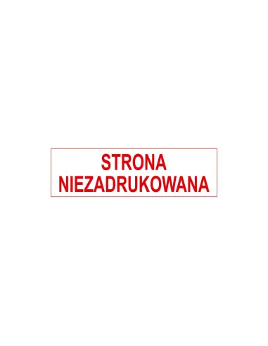 Pieczątka Strona Niezadrukowana Pieczątki z logo na Auto