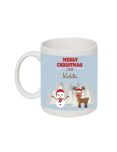 Kubek z Nadrukiem Personalizowany na Prezent Świątecznym