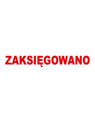 Pieczątka Zaksięgowano Tanie Pieczątki – Zaksięgowano