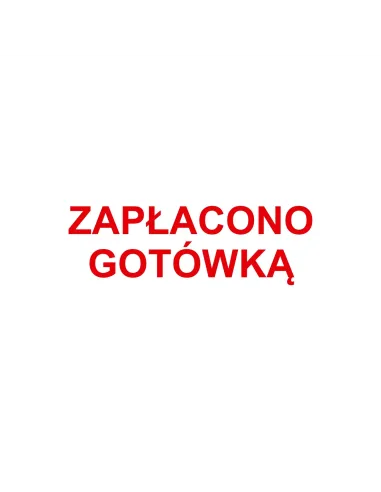 Pieczątka Zapłacono Gotówką Tanio – Pieczątka Zapłacono