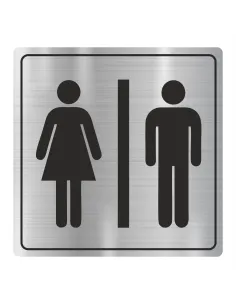 Tabliczka Nierdzewna Piktogram Wc Toaleta Personalizowany