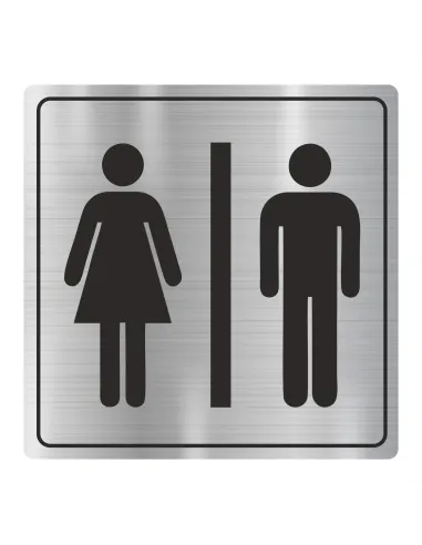 Tabliczka Nierdzewna Piktogram Wc Toaleta Personalizowany