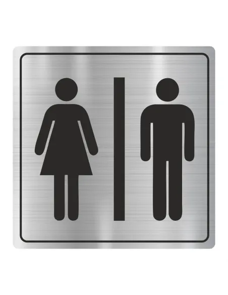 Tabliczka Nierdzewna Piktogram Wc Toaleta Personalizowany