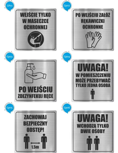 Tabliczka Nierdzewna Piktogram Wc Toaleta Personalizowany