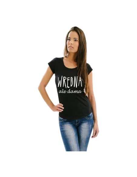 Koszulka z Nadrukiem – Wredna Ale Dama Personalizowany