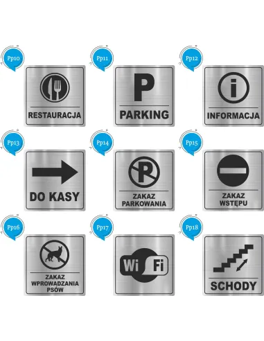 Tabliczka Nierdzewna Piktogram Wc Toaleta Personalizowany