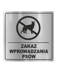 Tabliczka Personalizowany z Grawerem Piktogram Zakaz