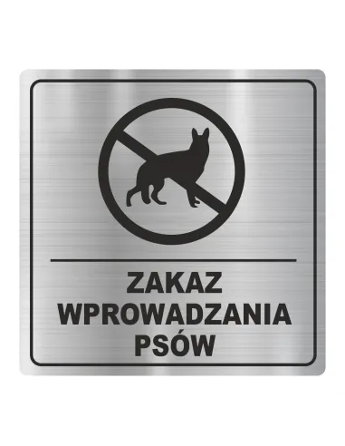 Tabliczka Personalizowany z Grawerem Piktogram Zakaz