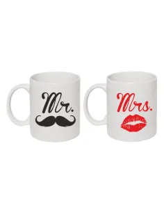 Kubek z Nadrukiem Mr Mrs Mr. Mrs Personalizowany Reklamowy