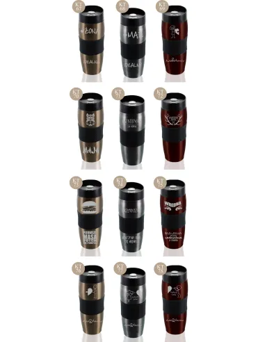 Kubek Termiczny Imię Auta Kierowcy Podróżny z Grawerem