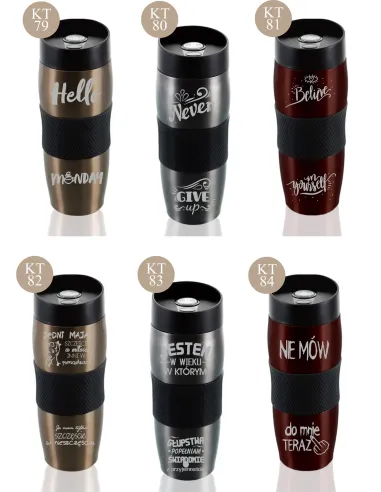 Kubek Termiczny Imię Auta Kierowcy Podróżny z Grawerem