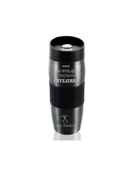 Kubek Termiczny Grawer Fryzjerki Kosmetyczki z Grawerem